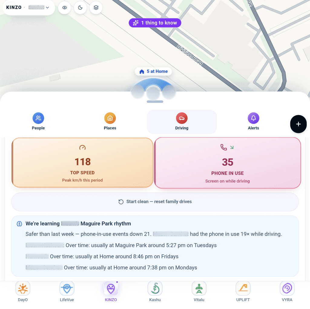 KINZO driving intelligence preview